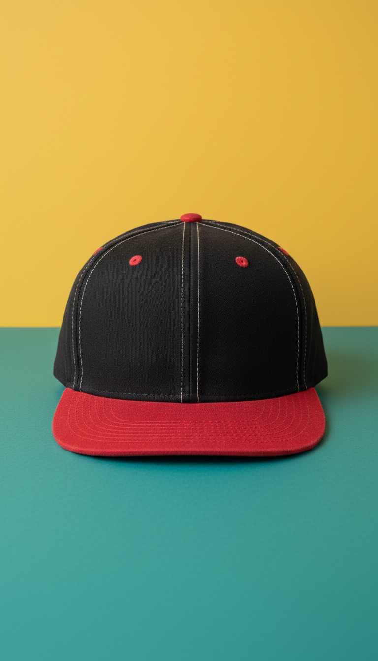 Tag red snapback cap