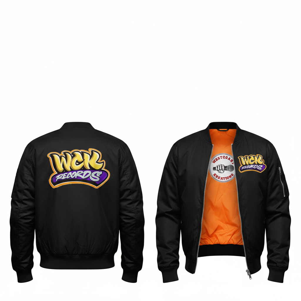 Bomber Jacket with Interior Logo