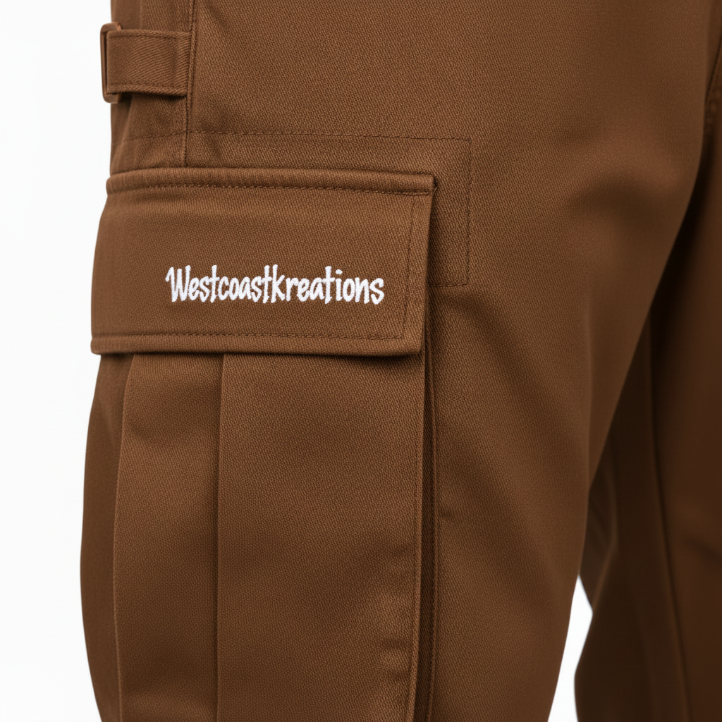Brown Cargo Close-up
