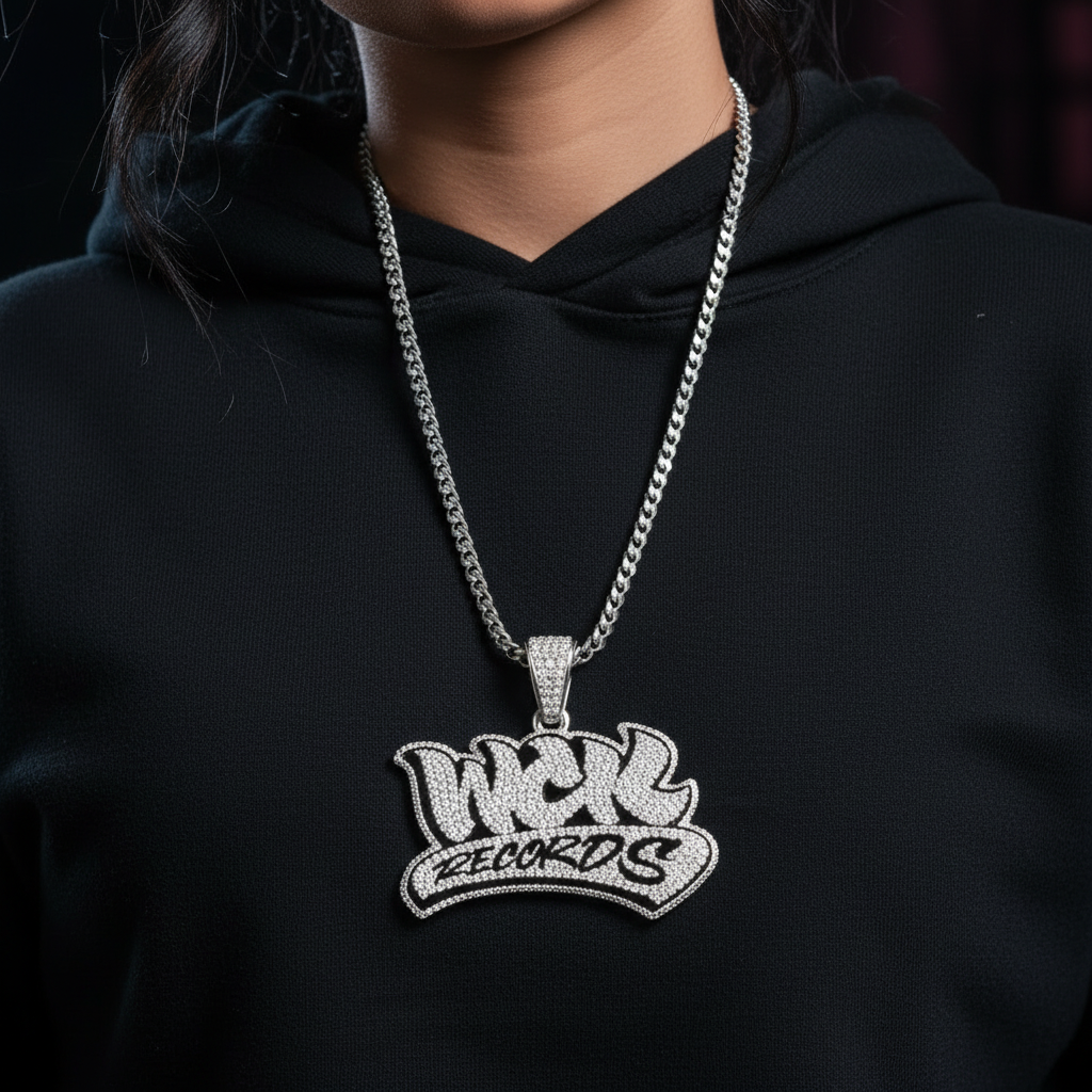 Close-Up Chain on Female Model